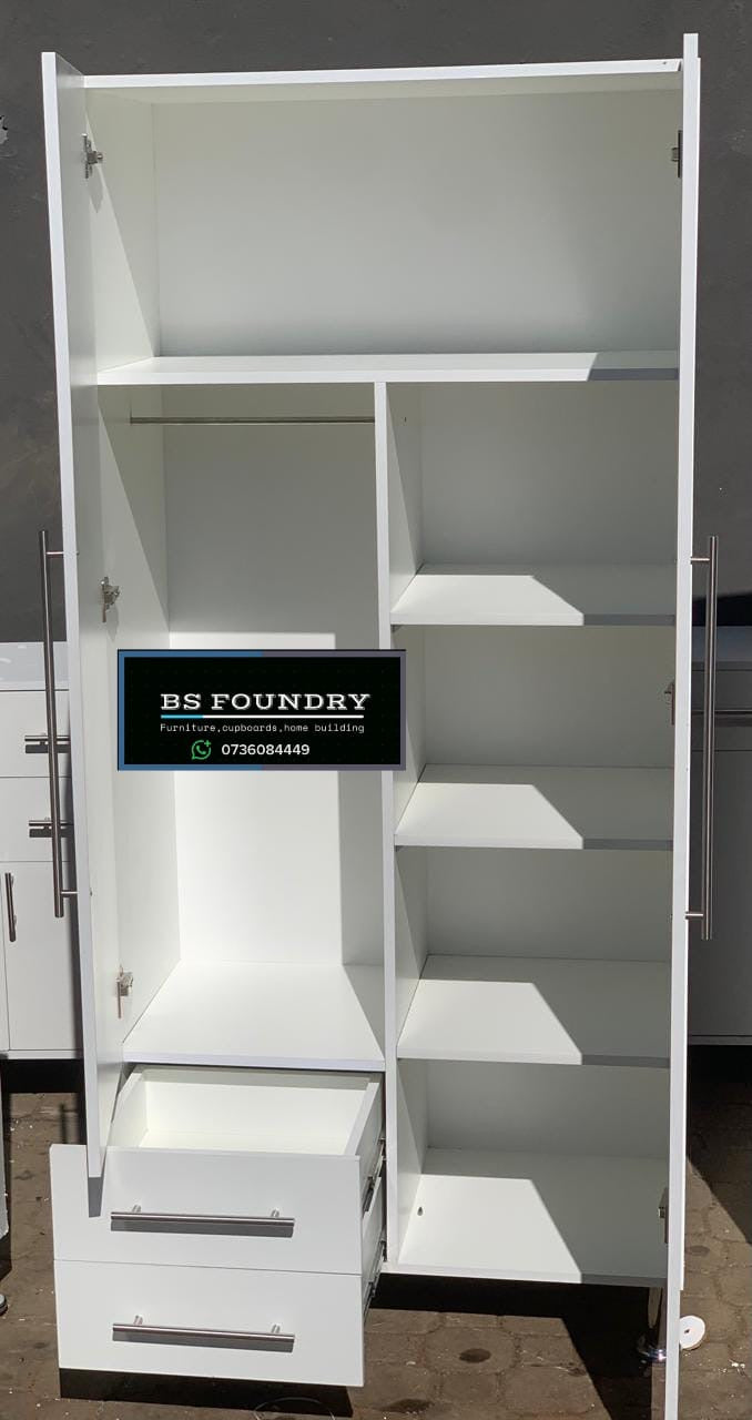 2 door wardrobe with 2 drawers